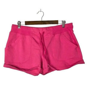 Danskin Hot Pink Y2K Sweat Athletic Shorts L